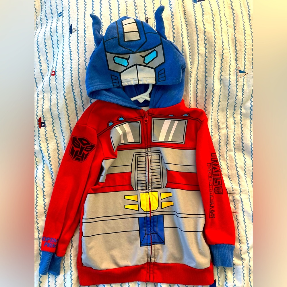 TRANSFORMERS - OPTIMUS PRIME Hoody, kids size 7